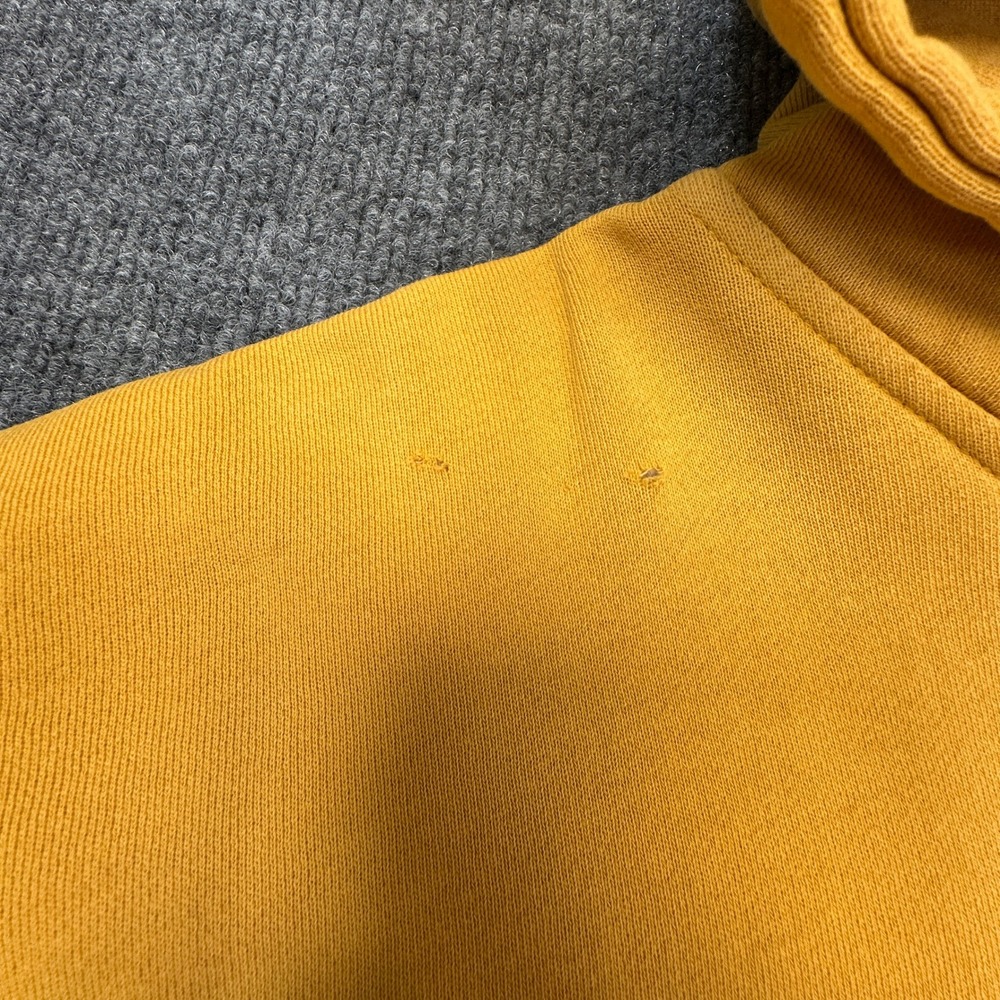 Obey Worldwide Hoodie Mens Large Oversized Yellow Distressed Sweatshirt PLS READ - Picture 3 of 12